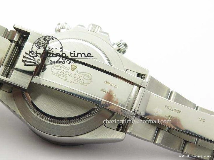 AAA Replica Watches Blue On Bracelet 116520 A SS Daytona Edition JF Dial 3944 Best QuickDry 1227